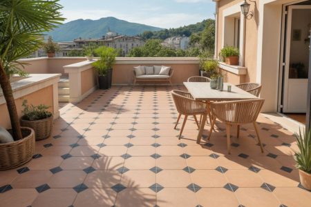 Quel carrelage choisir pour une terrasse à fort passage ?