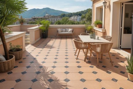 Quel carrelage choisir pour une terrasse à fort passage ?
