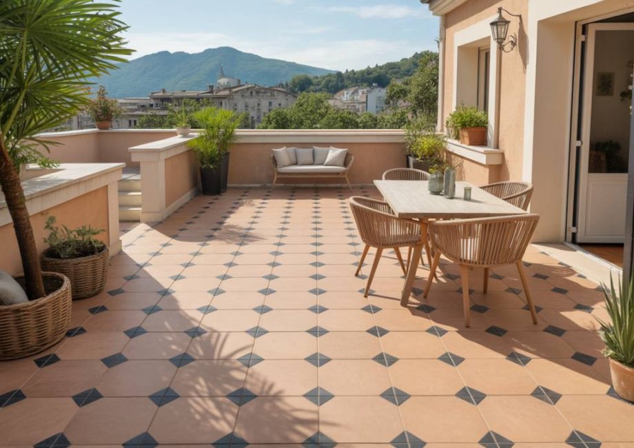 Quel carrelage choisir pour une terrasse à fort passage ?