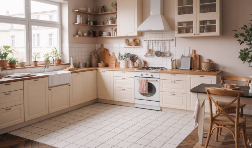 Quel carrelage choisir pour une cuisine ouverte sur salon ?