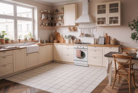 Quel carrelage choisir pour une cuisine ouverte sur salon ?