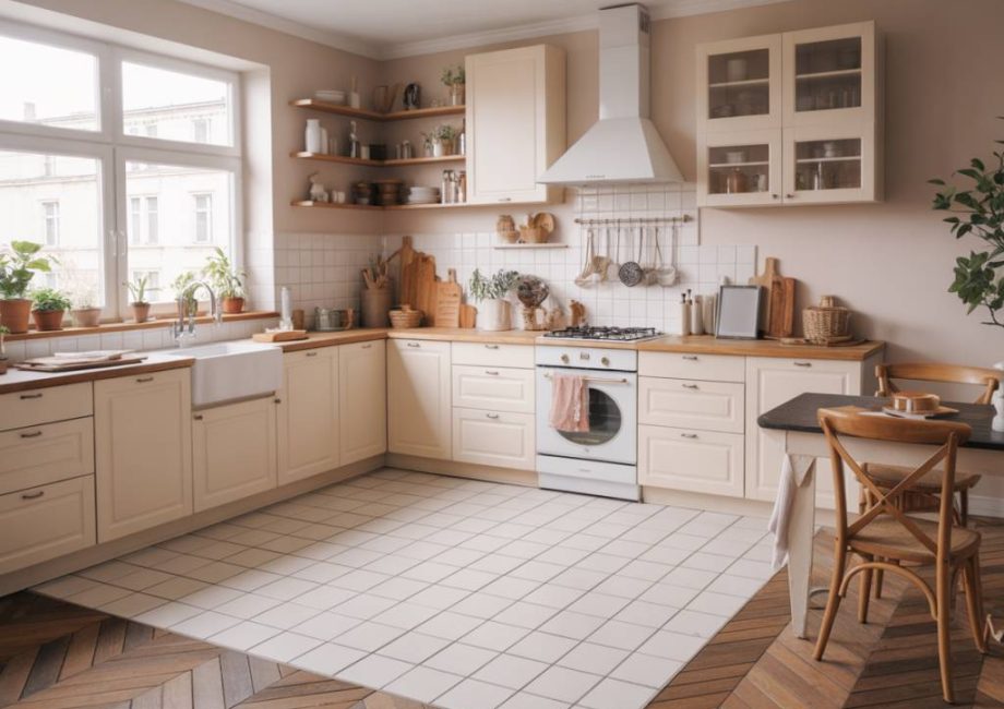 Quel carrelage choisir pour une cuisine ouverte sur salon ?