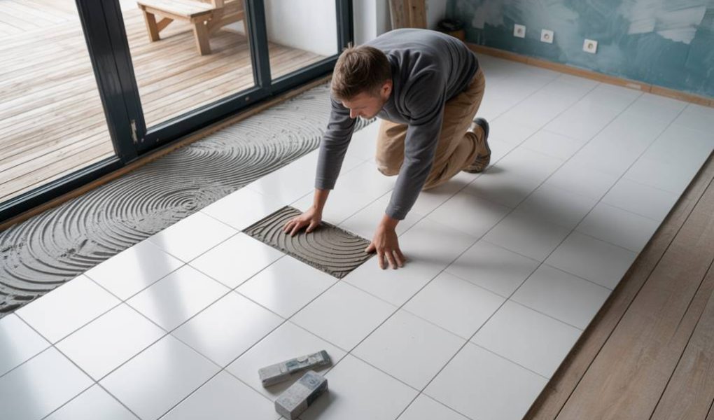 5 erreurs à éviter lors de la pose de carrelage extérieur en pente