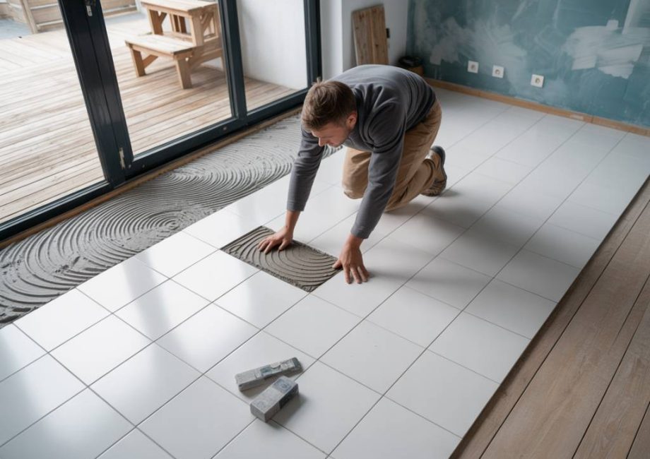 5 erreurs à éviter lors de la pose de carrelage extérieur en pente