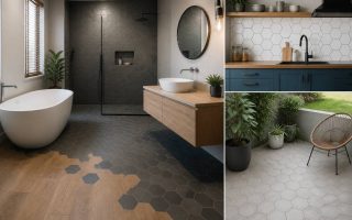 Carrelage hexagonal : comment l’adopter dans la salle de bain, la cuisine et l’extérieur