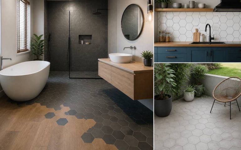Carrelage hexagonal : comment l’adopter dans la salle de bain, la cuisine et l’extérieur